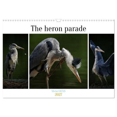 The heron parade (Wall Calendar 2027 DIN A3 landscape), CALVENDO 12 Month Wall Calendar