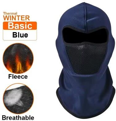 Modern Harvest Tools & Trends Thermal Winter Balaclava, Warm Fleece Face Mask For Cycling, Motorcycle, Skiing, And Outdoor Sports navy Blue