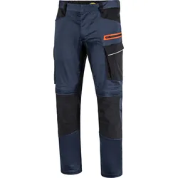 Diadora Utility Poly Hybrid Performance, Workwear Hose - Dunkelblau/Schwarz - L