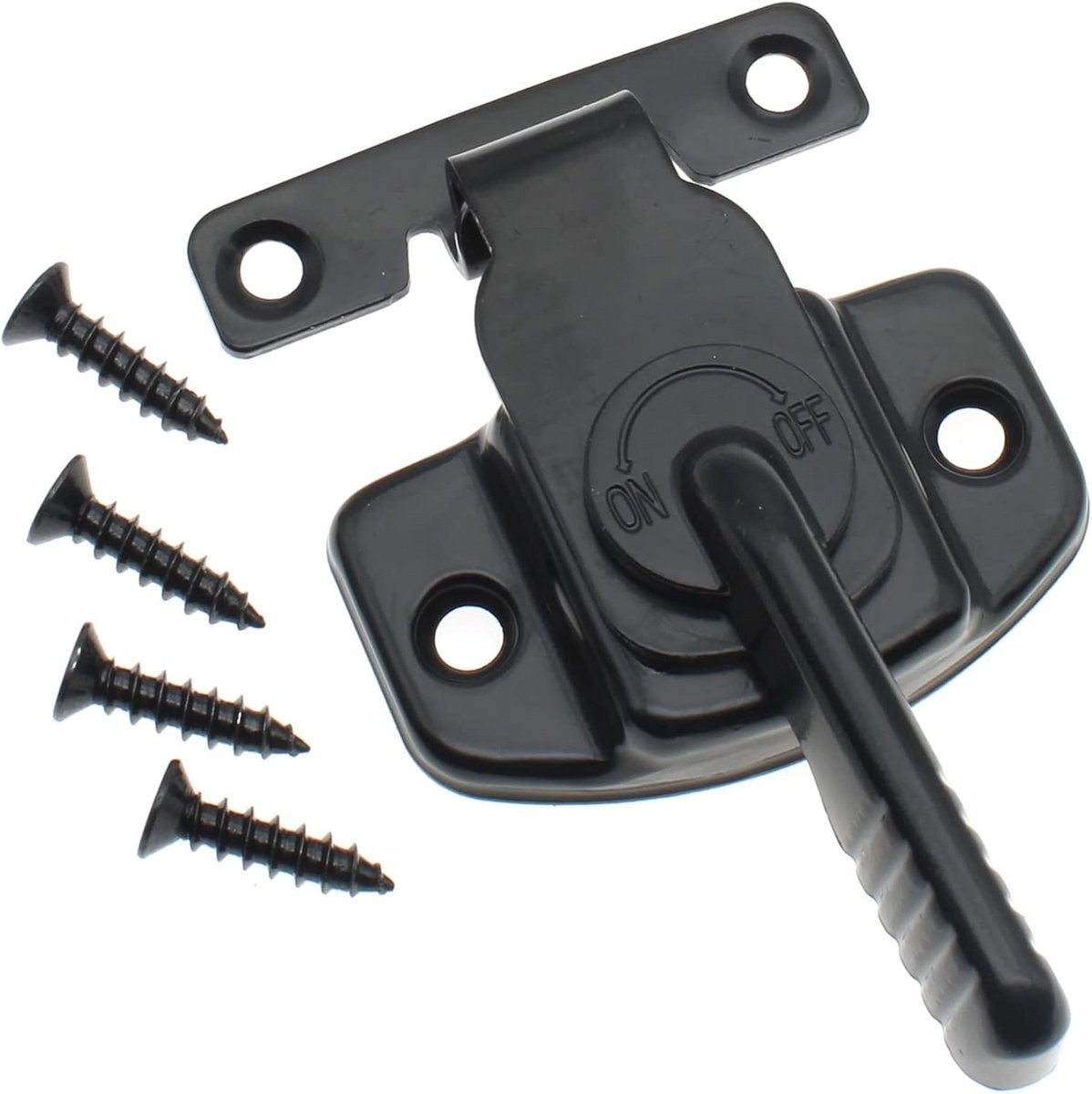 Align-N-Lock Set van 4 zware tafelsloten voor tafelbladverbindingen - zwart