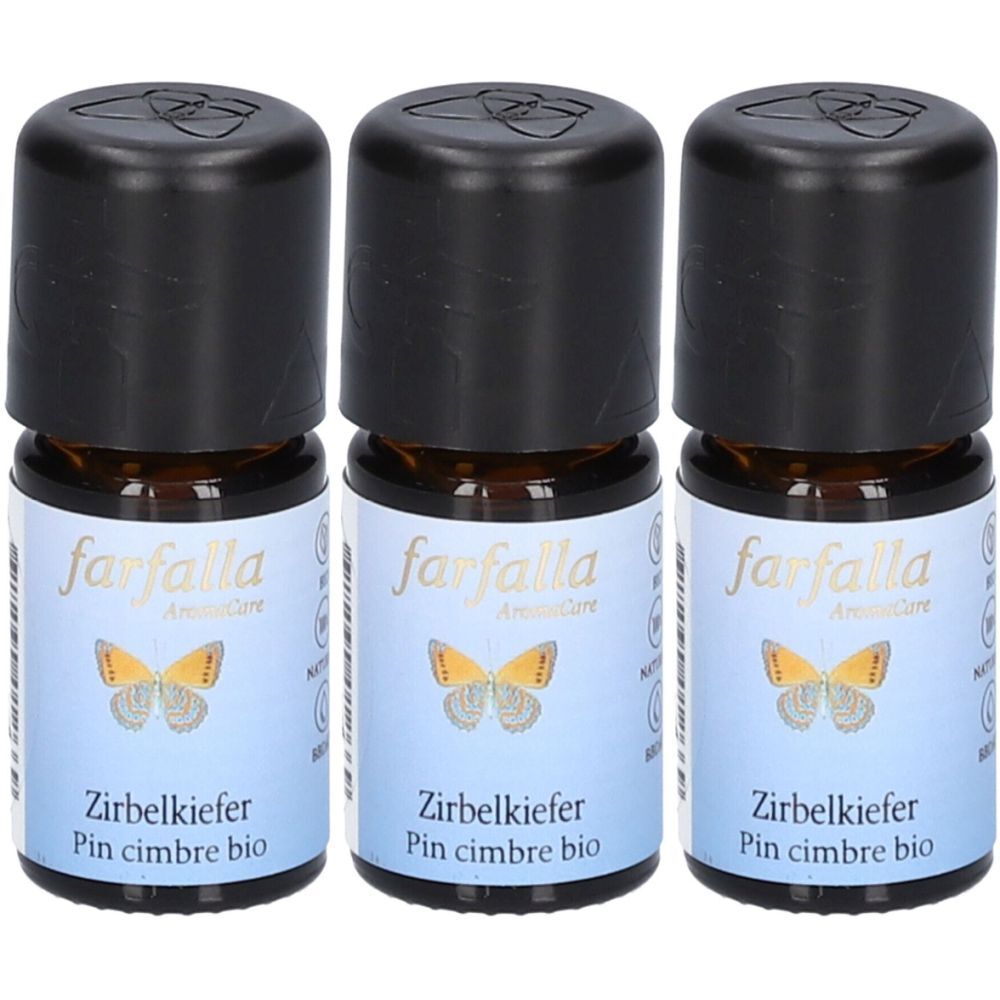Farfalla Zirbelkiefer Arve Äth/Öl bio Wildsa 5 ml x3 3x5 Ätherisches Öl