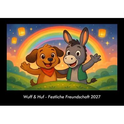 Wuff & Huf - Festliche Freundschaft 2027 Fotokalender DIN A3