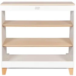 Ladenregal aus Holz mit Plexiglasfenster 50x58x25 cm FSC-zertifiziert – mamamemo – Für Rollenspiele Kinder 3-7 Jahre
