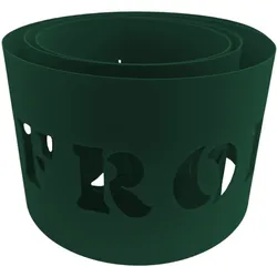 zaun|zu® Sichtschutzstreifen PREMIUM Frohe Weihnachten Grün 2,55m