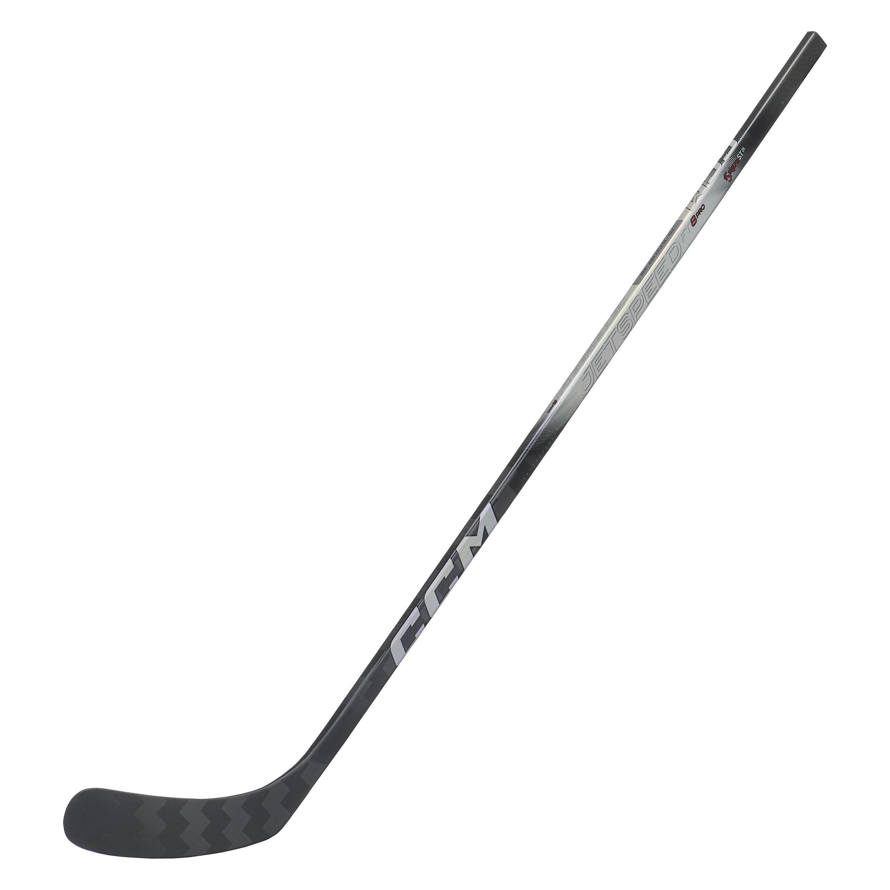 CCM JetSpeed FT8 Pro YTH Hockey Composite Stick (rechts, 28, YTH 30 Flex) (Rechts) (58986395)