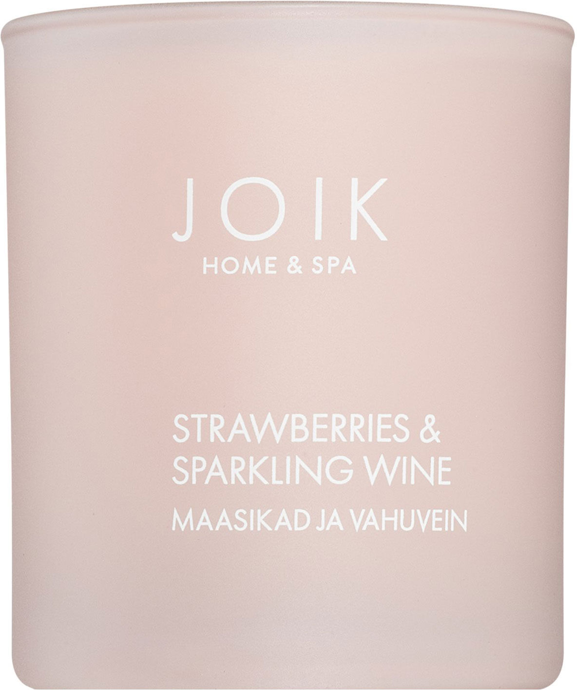 JOIK HOME & SPA Scented Candle Strawberries & Sparkling Wine 150g