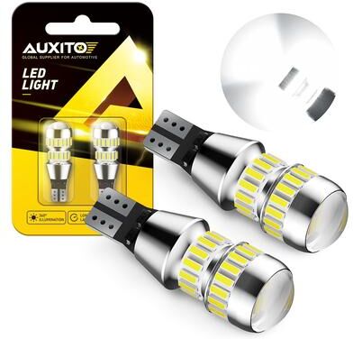 Of Wheels Deals White LED Backup Light, Canbus Error Free Auto Bulbs, Car Reverse Parking Lamp 6000k White