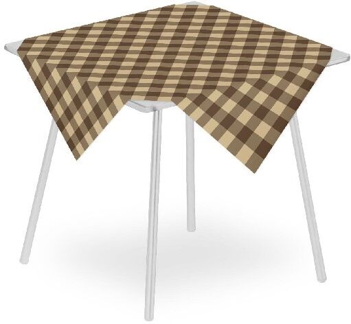 Pack Service Tovaglia Rifugio Natural 100x100 cm 100 Pezzi