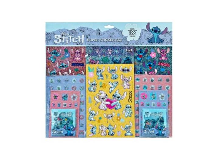 Super Stickerset Stitch – 500-Delige Stickerset voor Kinderen