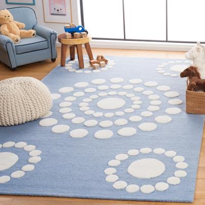 SAFAVIEH Handmade Kids Eftica Dots Wool Rug