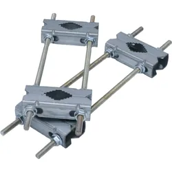 SET 2x Doppel-Schelle Mastschelle 30-HQ