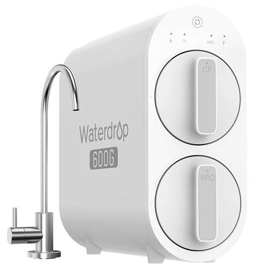 Umkehrosmose-Wasserfiltersystem, 8000 Liter, 2:1 Reinwasser, Tanklos, Entkalkungsanlage RO System unter der Spüle