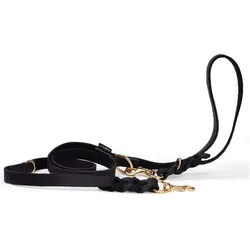 WalkFit - Tracking Leash - Black - 220cm L (L, Hund, Spazieren), Halsband + Leine