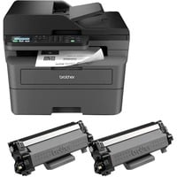 MFC-L2827DWXL, Multifunktionsdrucker dunkelgrau, USB, LAN, WLAN, Scan, Kopie, Fax, Duplex (Druck)