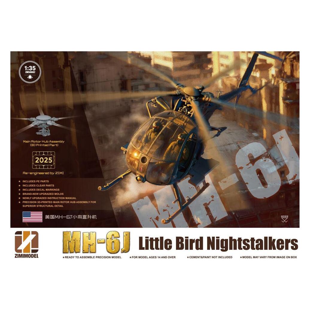 Zimi Model MH-6J Little Bird Nightstalkers (ZM50002)