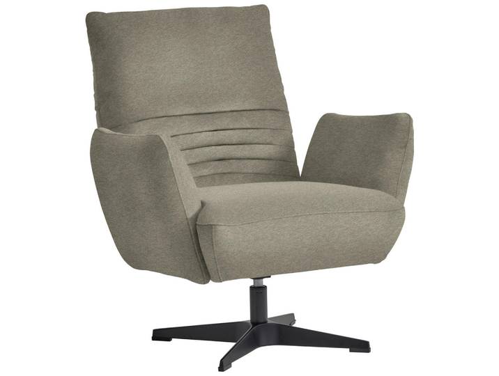 Dieter Knoll Sessel, Graubraun, Metall, 60x94x86 cm, Stoffauswahl, Wohnzimmer, Sessel, Sessel