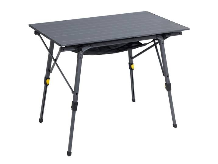Table de camping pliable portable avec pieds réglables