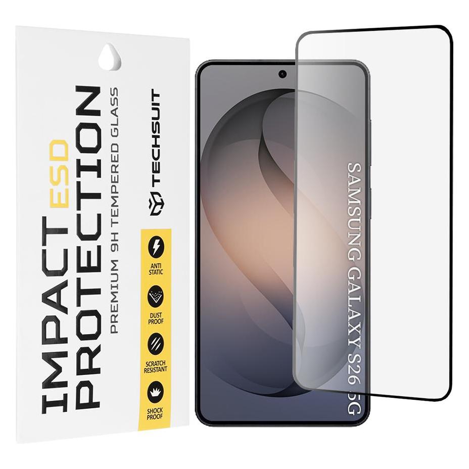Techsuit - ESD Glass - Samsung Galaxy S26 - Black (Samsung Galaxy S26) (64833298)