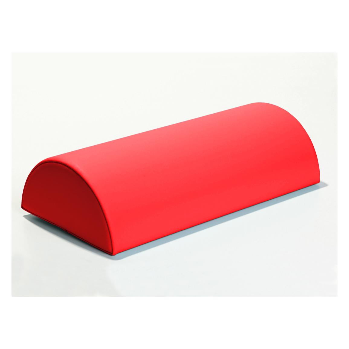 Kübler Sport Halbrolle - Lagerungshilfe, Rot, 50 x 15 x 7,5 cm (90330.t.09)