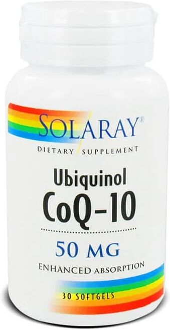 Solaray UBIQUINOL COQ-10 50 mg 30 Softgels