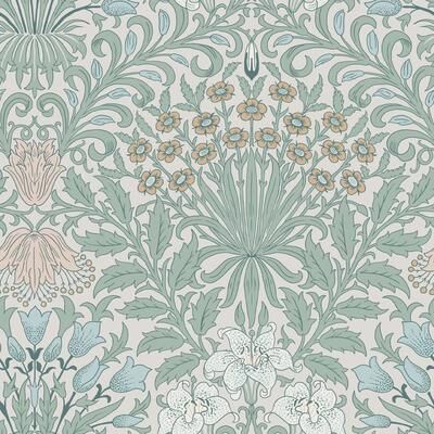 William Morris at Home William Morris Garden Cottage Blues Wallpaper