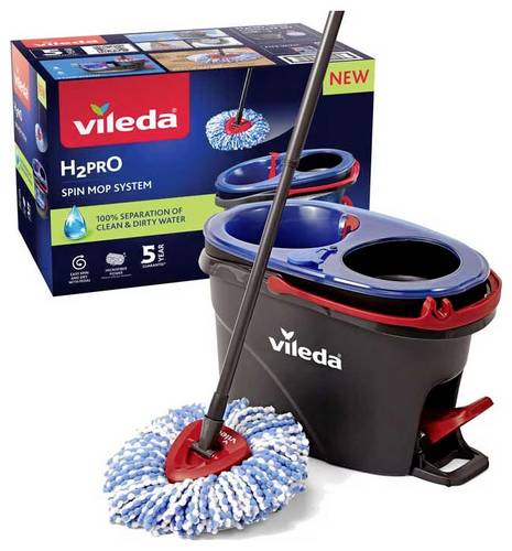 Vileda 178333 H2PRO Spin Mop Bodenwischer 1St.