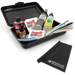 Caig DeoxIT SK-AV35N Audio Video Pflegeset mit Tuch, Audio Zubehör, Schwarz