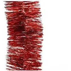 Decoris Leuchtend rotes Lametta Ø7,5X270Cm