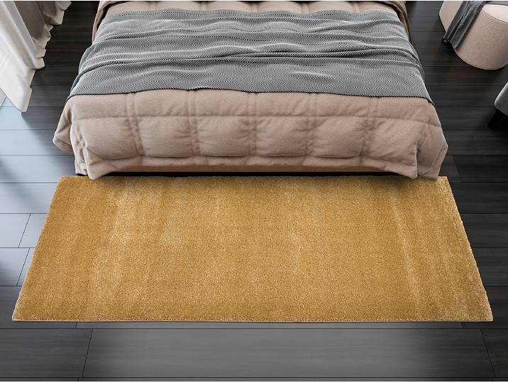 home24 Loper Moss Mono 80 x 200cm goud/goud