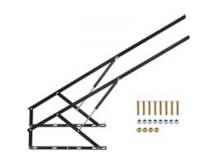 VEVOR Bettlift, 150x 200 cm Kompatibel, extra Groß, 140 kg Tragkraft, DIY-Wandbett-Mechanik-Hardware-Kit Vertikal Deluxe, Pneumatischer Hebel, hochbelastbare Stütze, Klappbar für Gästezimmer