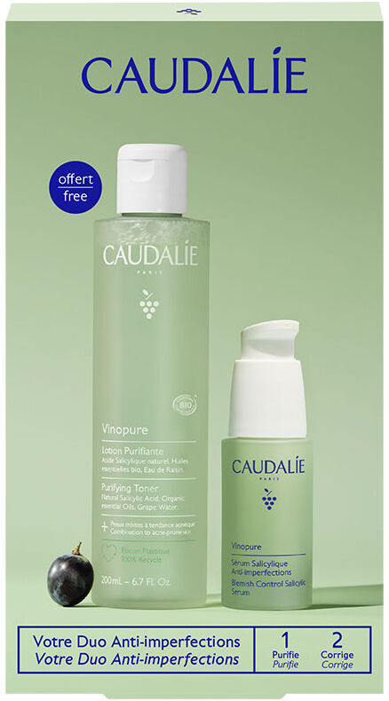 Caudalie Étui anti-imperfections Vinopure Duo (2 pièces)