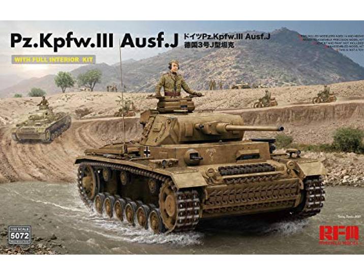 Rye Field Model Model Char Pz.kpfw.III Ausf.j (Full Interior)