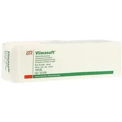 Lohmann Rauscher Vliwasoft Vliesstoffkompresse 6 - fach 100 Stück - 5 x 5 cm 100 St