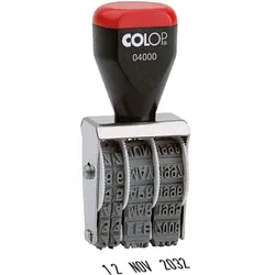 Colop Datumstempel schwarz, 3.5x7.5x2.5 cm