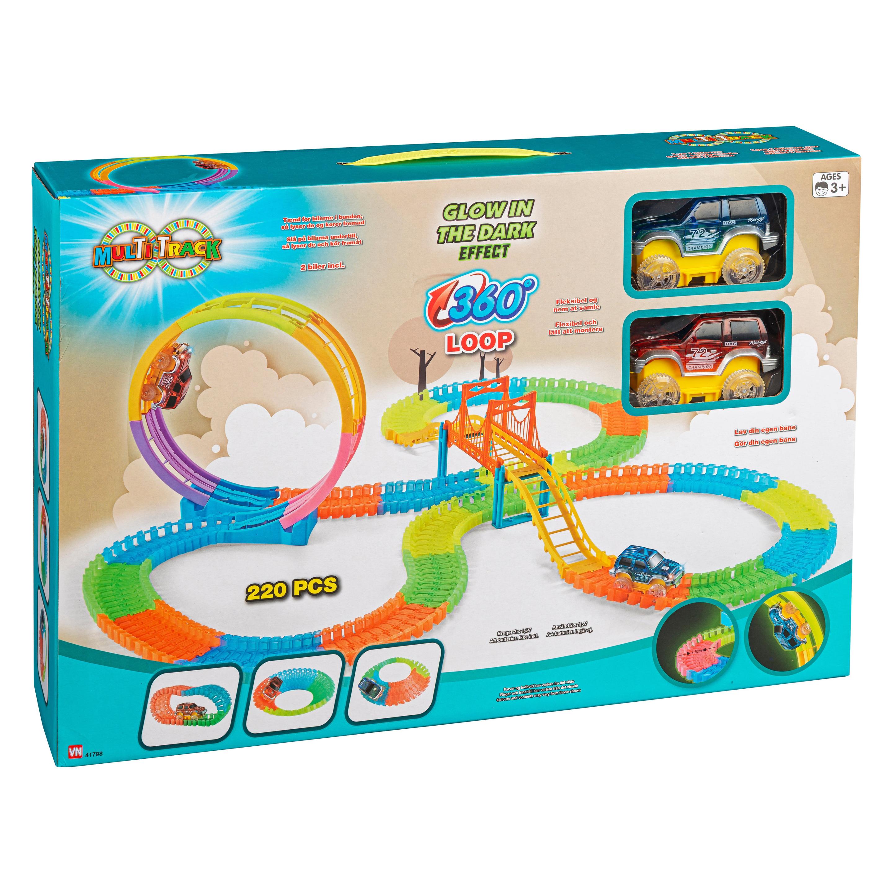 Multi Track - Glow Loop Set, 220 pcs (41798) (41798)