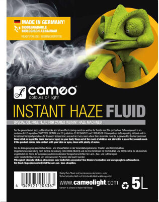 Cameo INSTANT HAZE Fluid, 5l