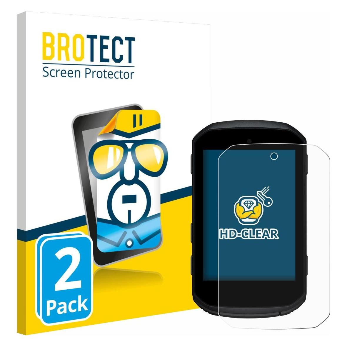Brotect Schutzfolie für Garmin Edge 850 Displayschutz Displayschutzfolie Folie Klar Transparent (1860499)