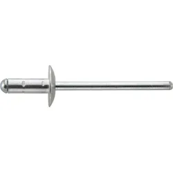 GESIPA Mehrbereich-Blindniet Alu Stahl Großkopf 4,8x25mm
