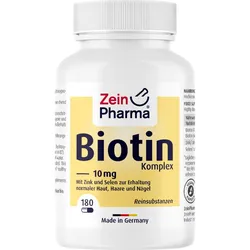 Biotin Komplex 10 mg + Zink +selen Hochdosiert 180 ST