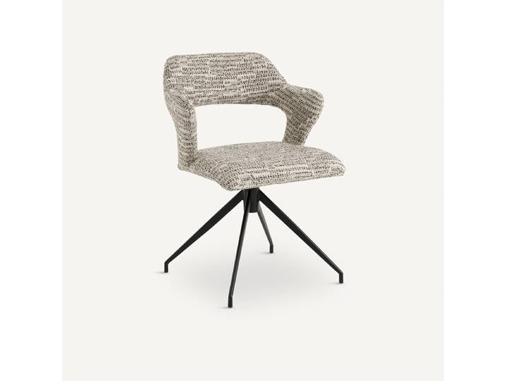 AM.PM Fauteuil de table pivotant, Asyar Beige Grège