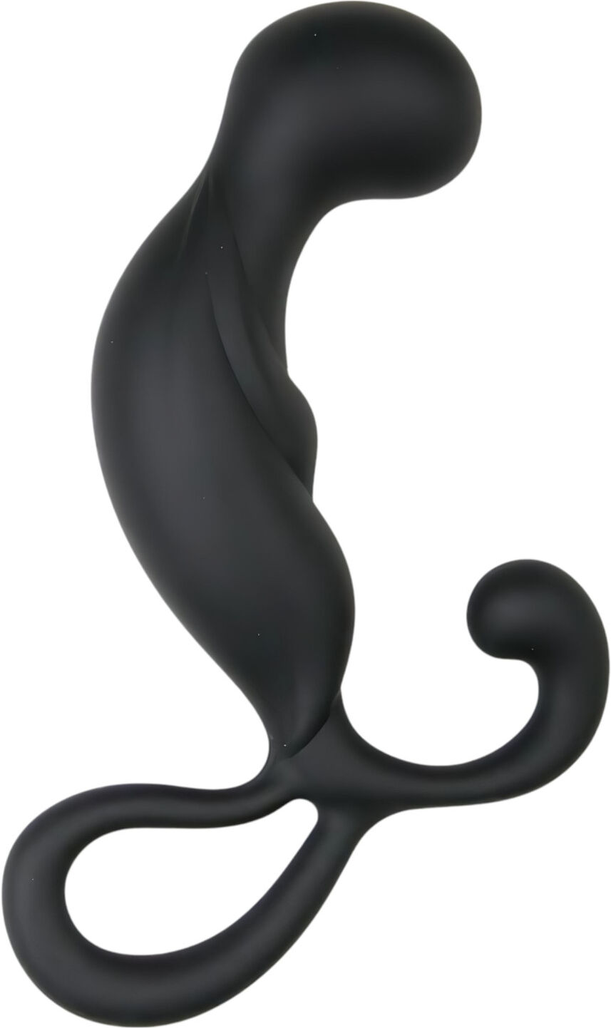 Easytoys - Prostatamassager - Sort Silikone Dildo