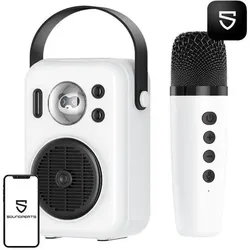 Soundpeats Kabelloser Bluetooth-Lautsprecher Hi-sing (weiss) (5 h), Bluetooth Lautsprecher, Weiss