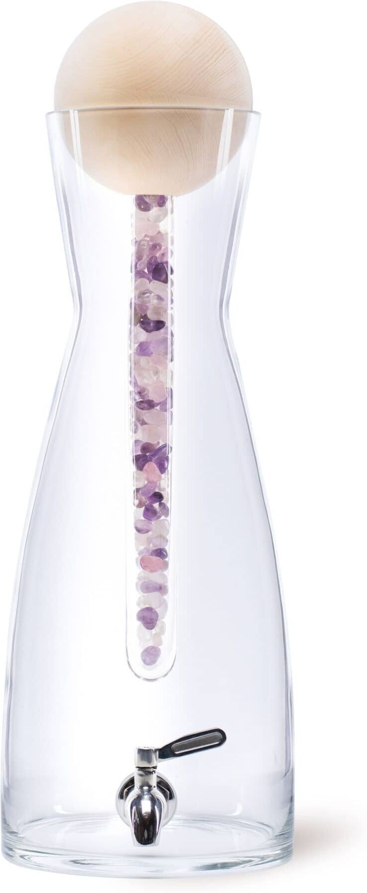 Zirbenfamilie Dispenser acqua con pendente di pietre 5 litri