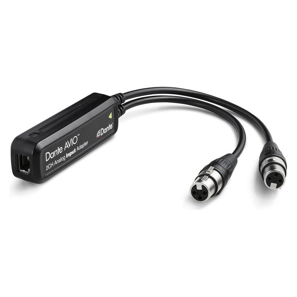 Audinate Dante Avio Analog Input Adapter, Stereo (ADP-DAI-2X0)