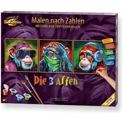 Schipper Malen nach Zahlen - Die 3 Affen