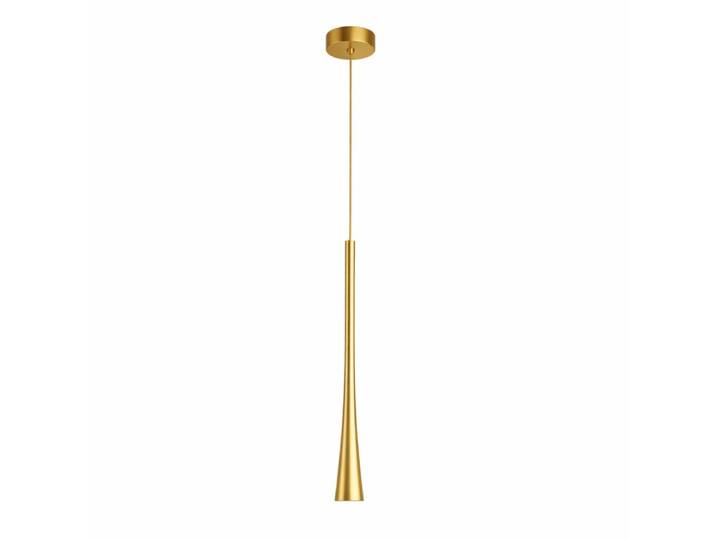 Suspension led 7w tubulaire aluminium doré 2700k 40 cm