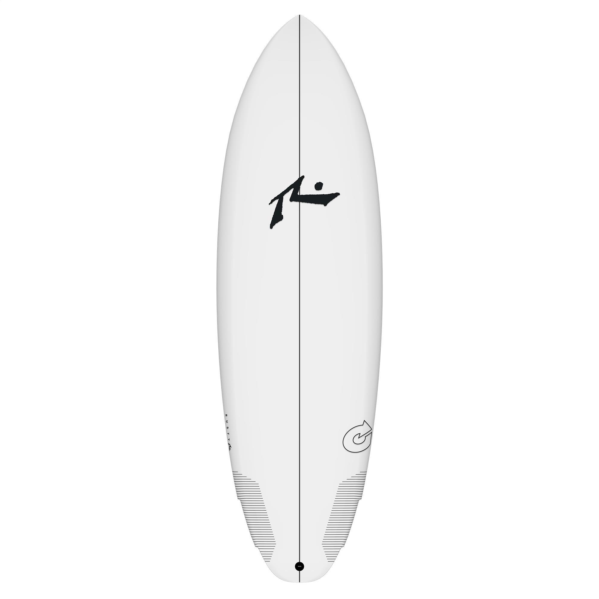 RUSTY TEC Dwart Surfboard 5.8 x 20.5 x 2.42 - 31,8 Liter, 5 Finnen Setup
