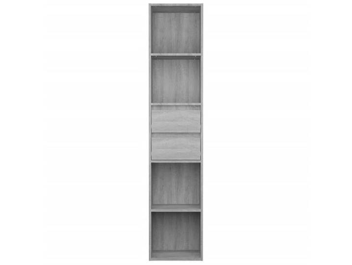 Bibliothèque Étagère de Rangement VIDAXL Sonoma gris - 36x30x171 cm Bois d'ingénierie B256