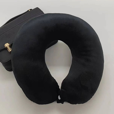 Inspire Daily Merch Portable U Shaped Neck Pillow For Cervical Support Travel Pillow For Sleeping And Car Rides Massage Pillow black