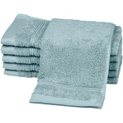 Gaestehandtuecher ROSS "Rubin", blau (aquamarin), B:30cm L:50cm, Frottier, Baumwolle, Handtücher, 100% Baumwolle